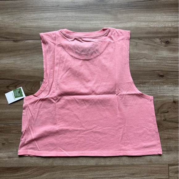 Volcom Women's Stone Hour Crop Tank Top Guava Sz Small Organic Cotton New - Picture 9 of 10